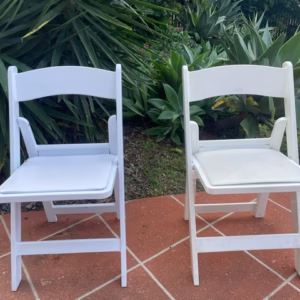 BUDGET White Americana Chairs Hire