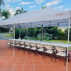 1.8m Foldable Trestle Table White Hire - Image 3