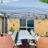 1.8m Foldable Trestle Table White Hire - Image 2