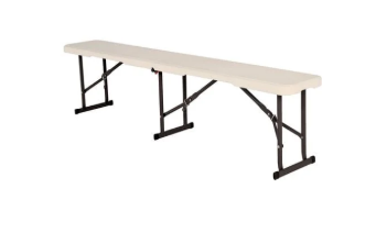 (HEAVY Discount) this month only Lifetime Folding Trestle Bench