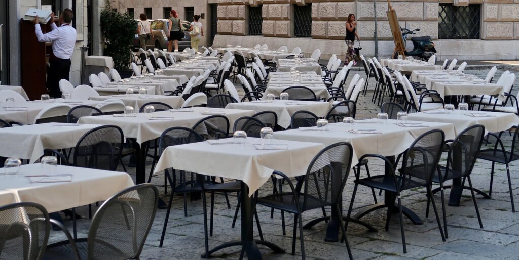 restaurant, italy, meal, italian, enjoy the meal, cover, table, chair, tables, chairs, tablecloth, road, street restaurant, kitchen, cook, having lunch, summer, restaurant, tablecloth, tablecloth, tablecloth, nature, tablecloth, tablecloth