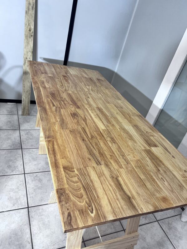 Wooden Vanished Table 1.8m - Image 2