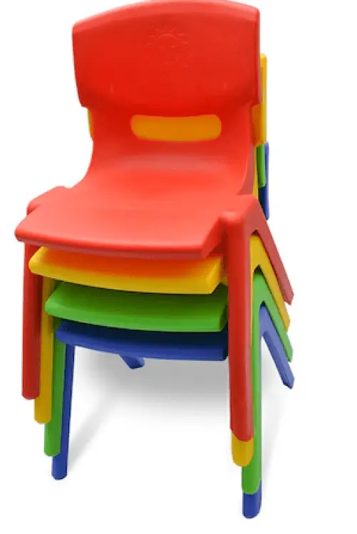 Kids Colourful Chairs x4 pack